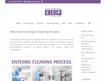 Tablet Screenshot of ecp-entegris.com